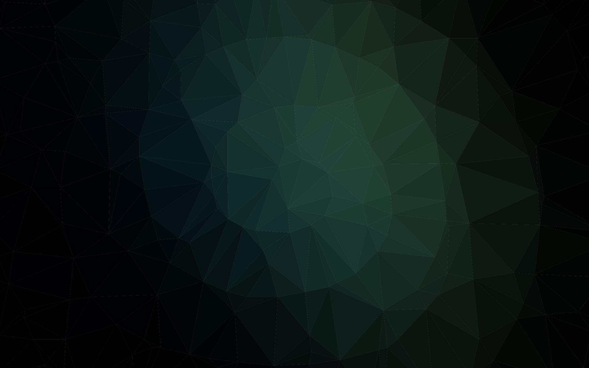 Dark Green vector polygonal background. 12227038 Vector Art at Vecteezy