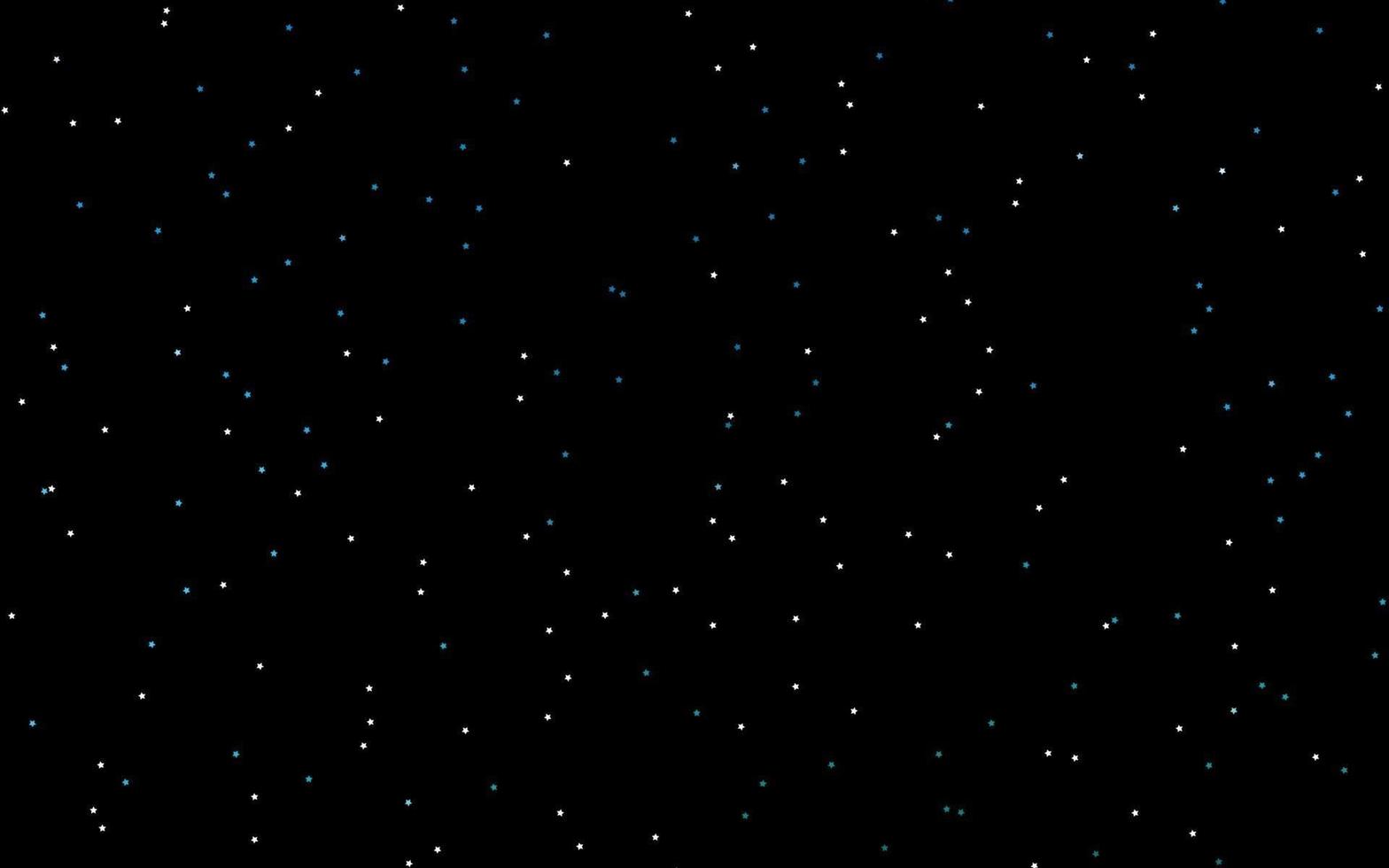 diseño de vector azul oscuro con estrellas brillantes.