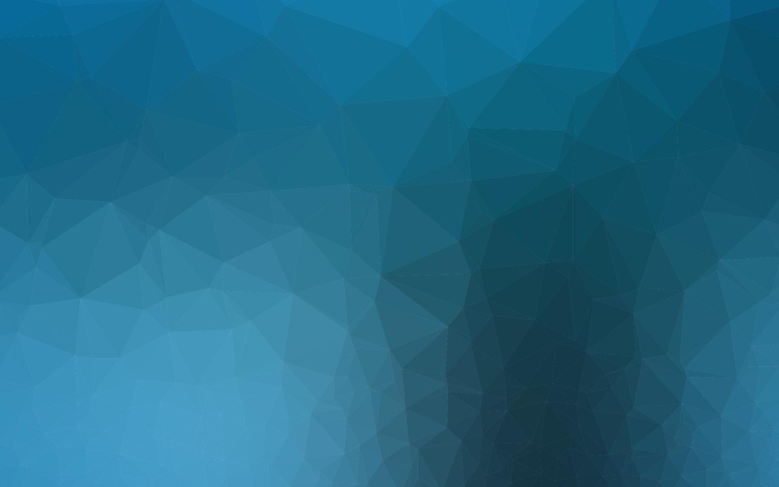 Light BLUE vector shining triangular template.