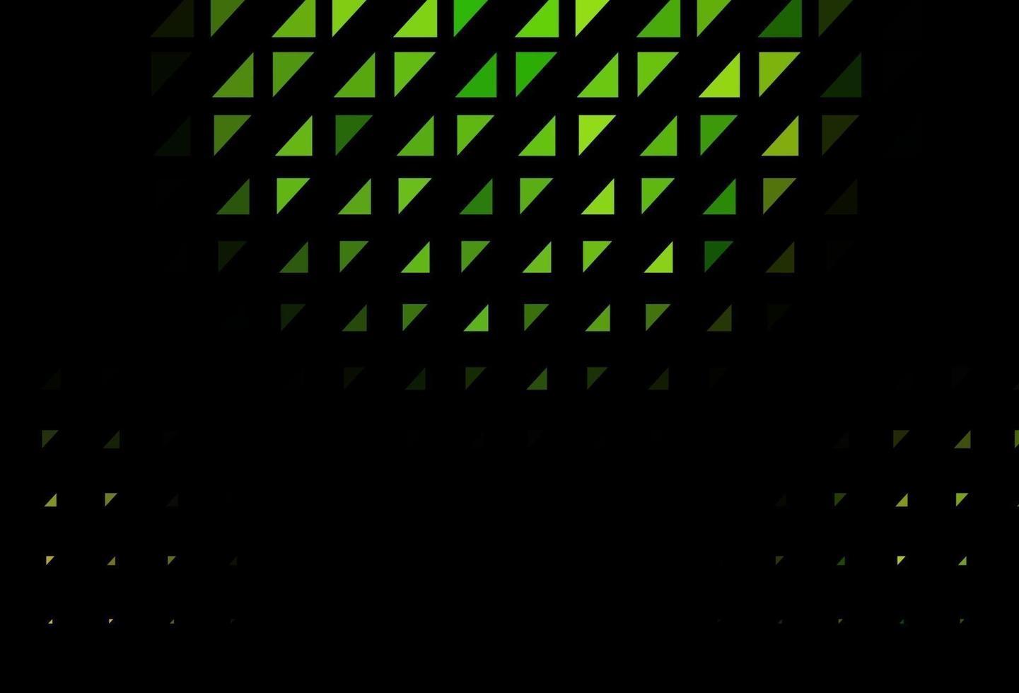 Dark Green vector pattern with spheres.