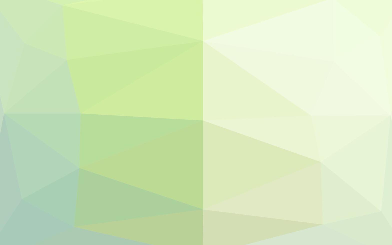 plantilla de triángulo borroso vector verde claro.