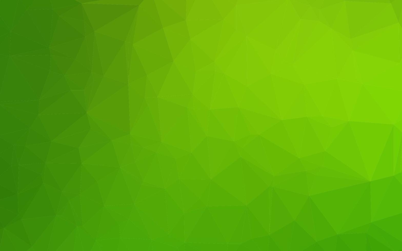 Light Green vector abstract polygonal layout.