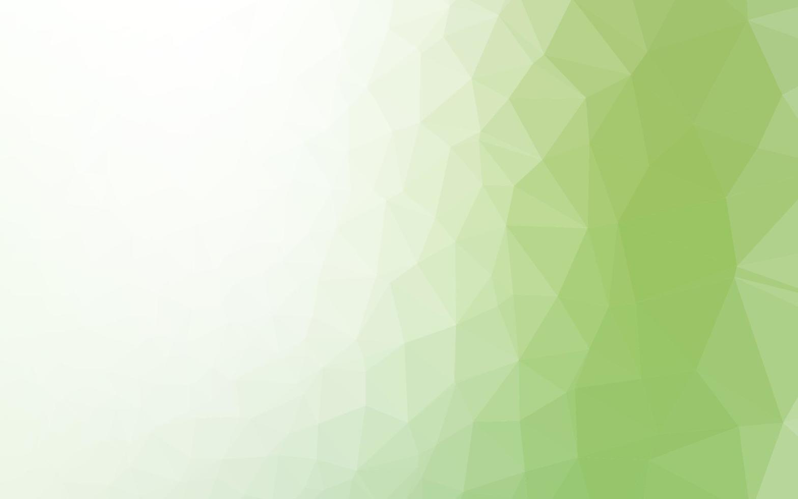 Light Green vector low poly texture.