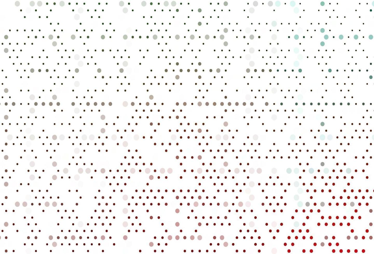 Light Green, Red vector texture with disks.