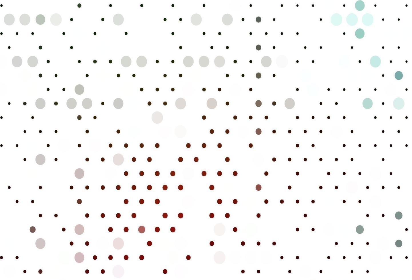 Light Green, Red vector backdrop with dots.