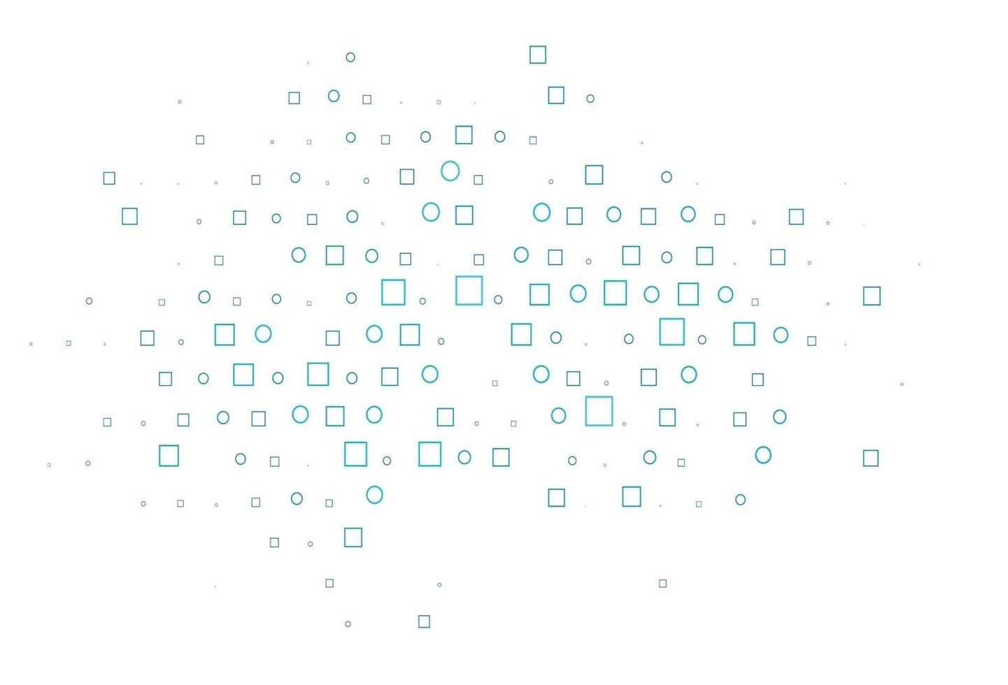 Light BLUE vector backdrop with dots, spots, cubes.