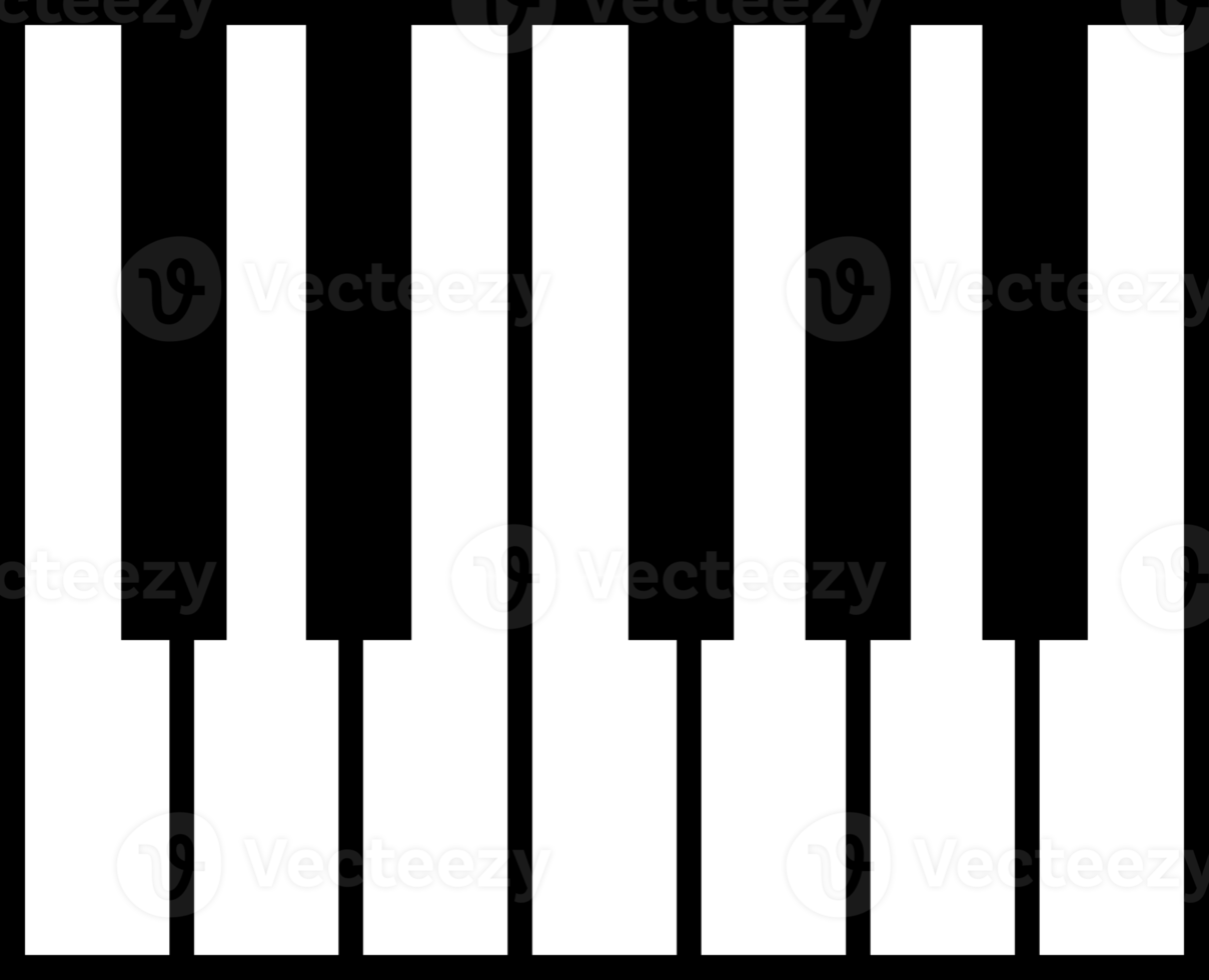 ícone de teclas de piano png