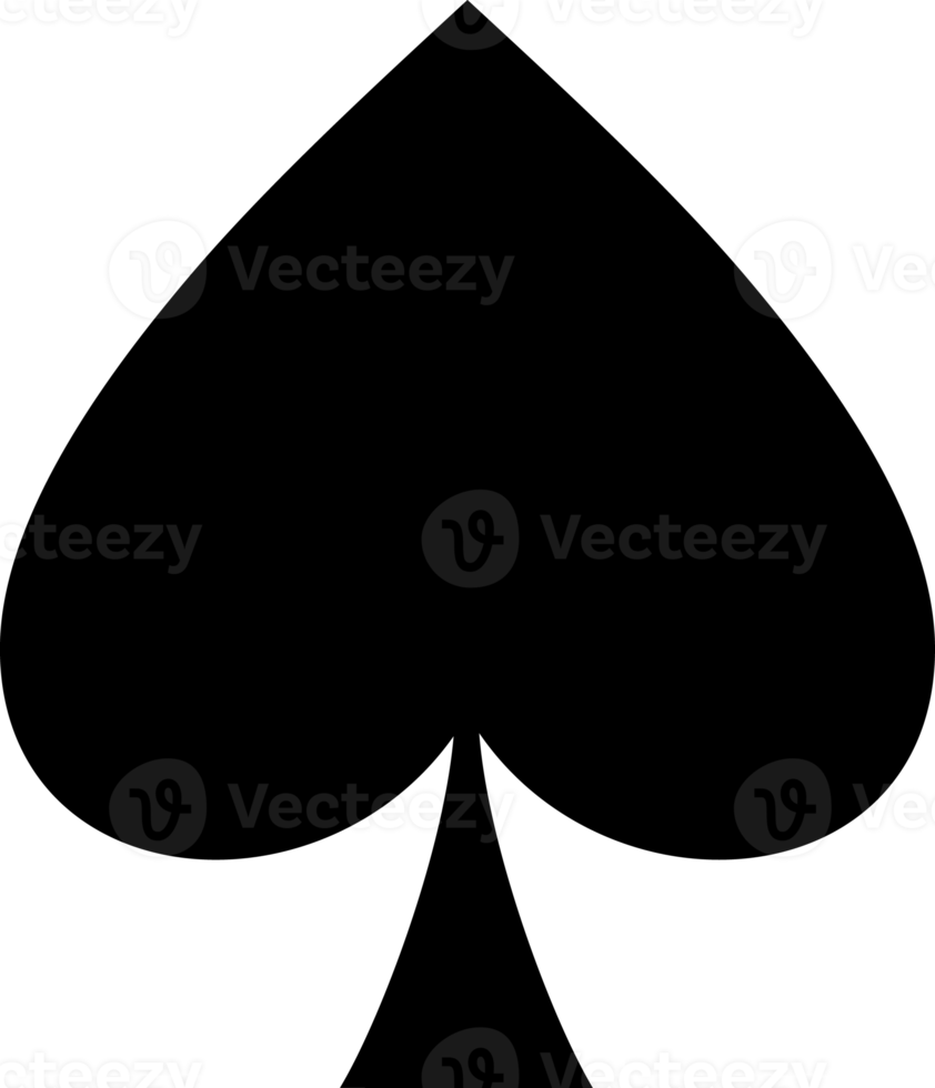 spelen kaart pak symbool - schoppen png