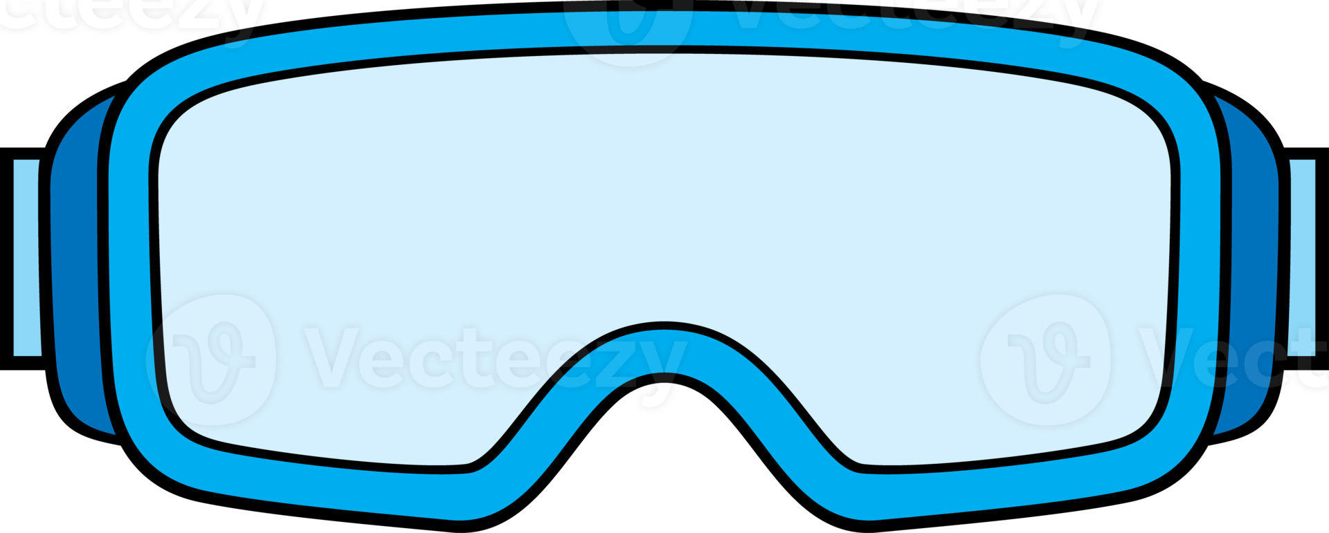 Skibrille farbe png