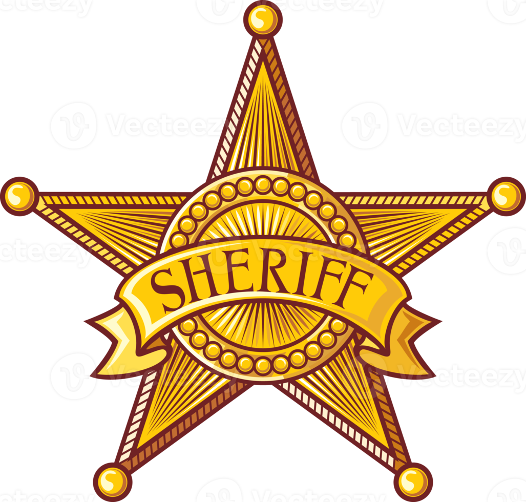 Sheriff Star Color png