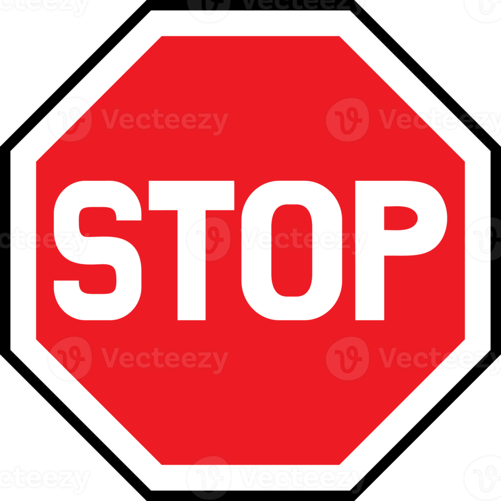 Stoppschild Farbe png