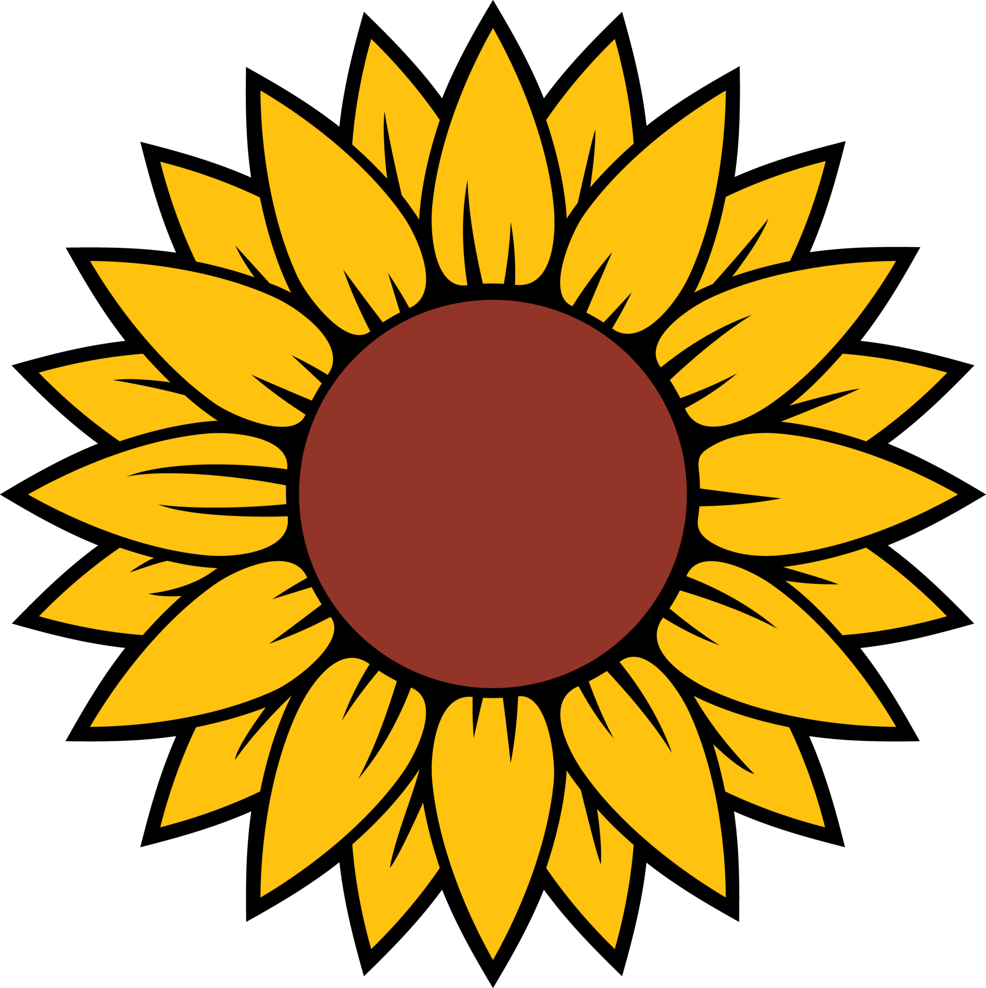 Sunflower Plant Color 12227511 PNG
