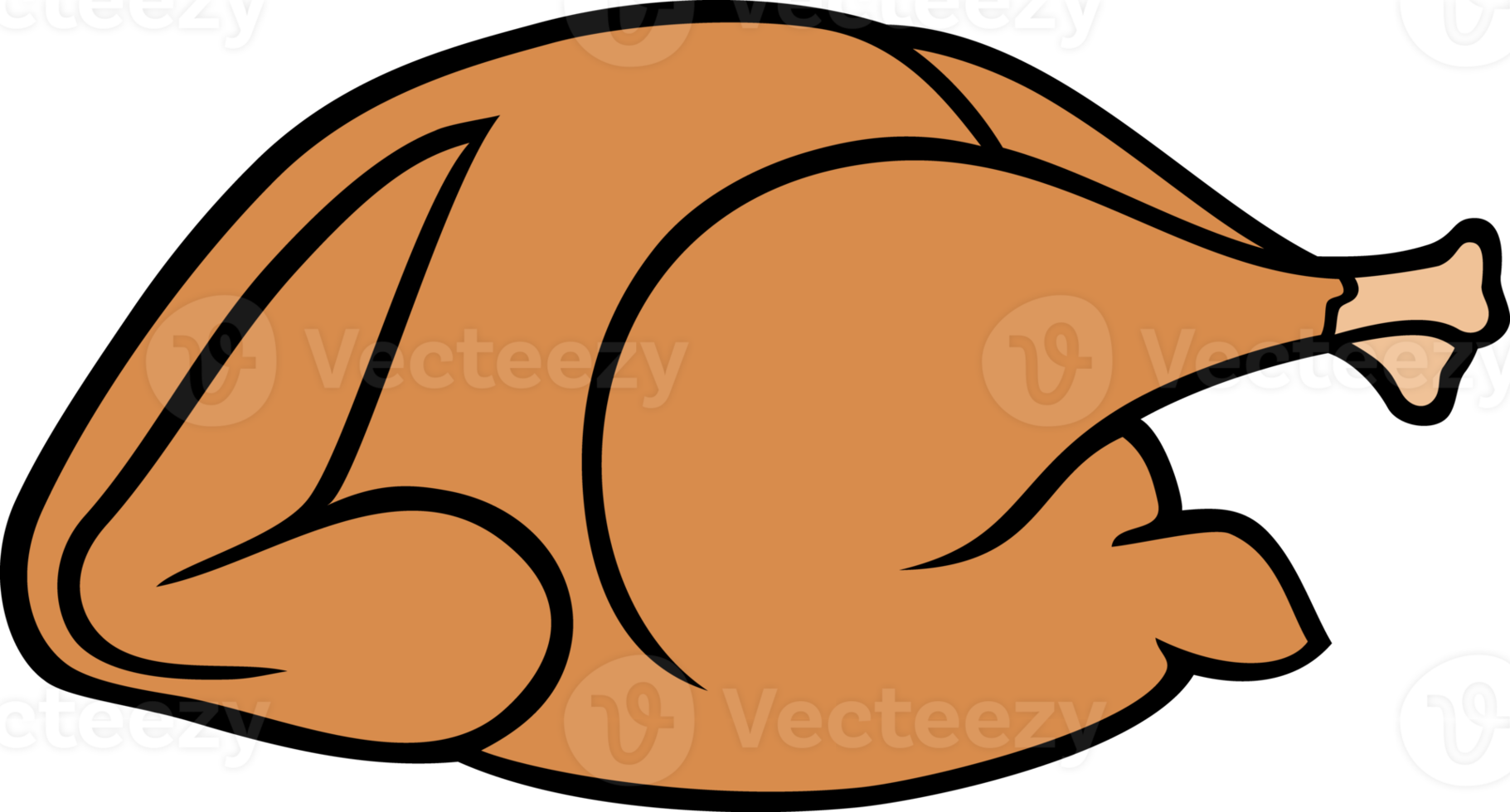 Whole Roast Turkey png