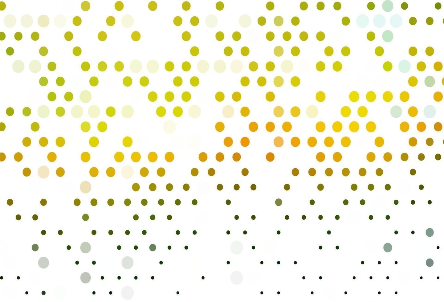 Light Green, Yellow vector template with circles.