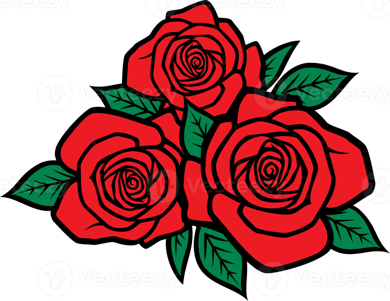 Roses Bouquet Color png