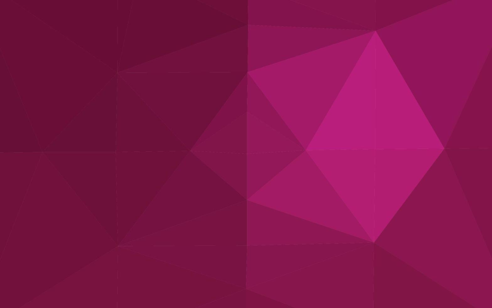 Dark Pink vector blurry triangle pattern.