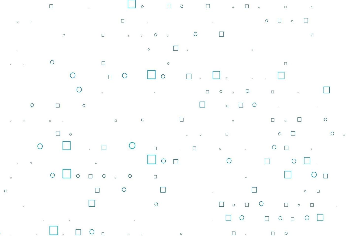 Light BLUE vector template with spots, rectangles.