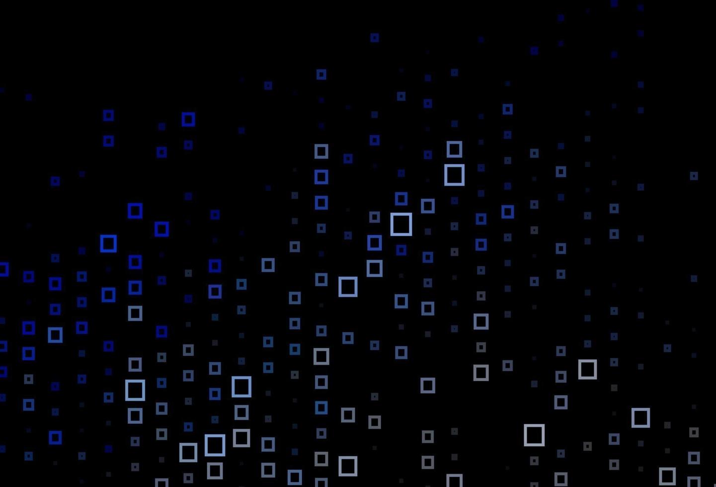 textura de vector azul oscuro en estilo rectangular.