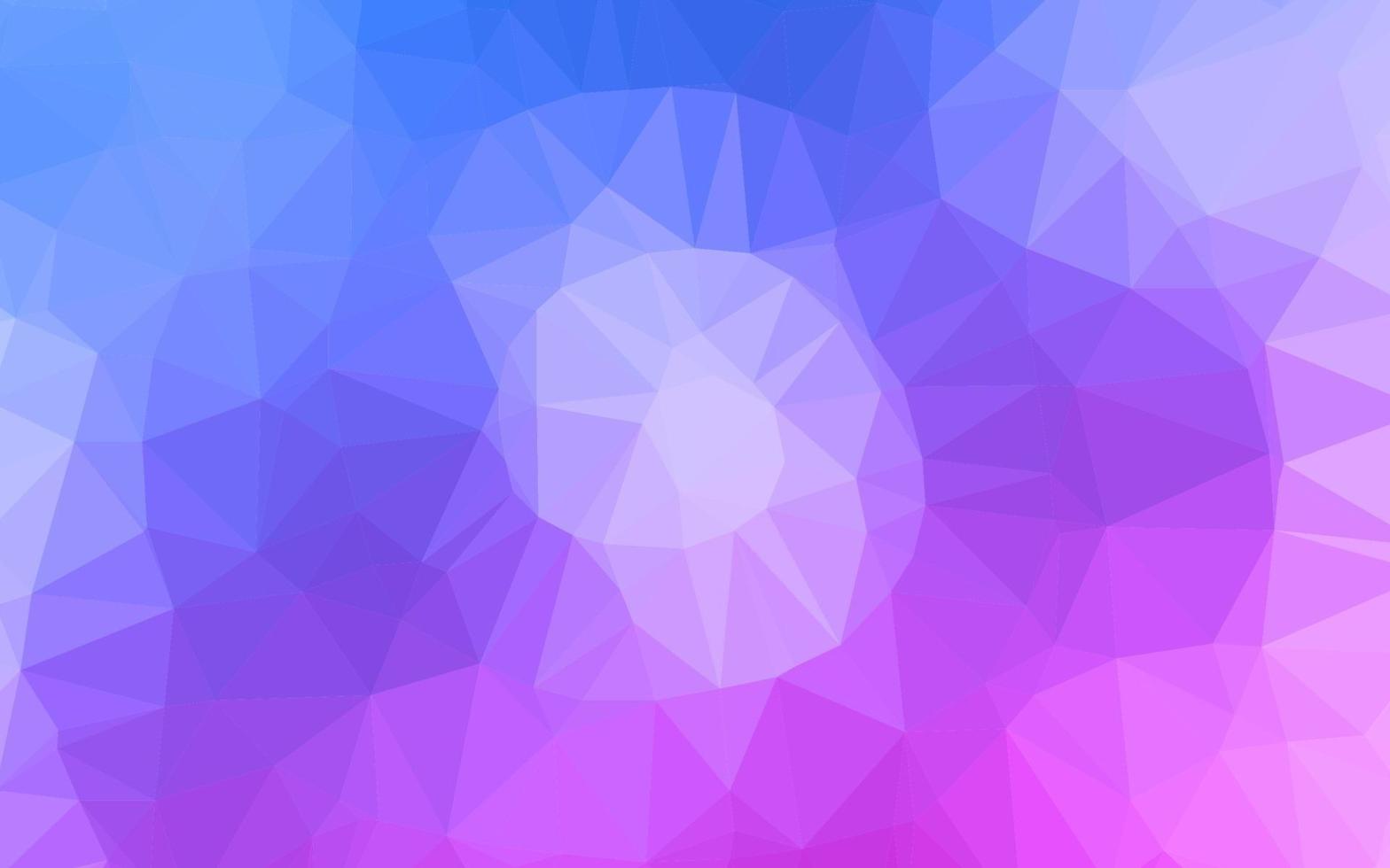 Telón de fondo de mosaico abstracto de vector rosa claro, azul.
