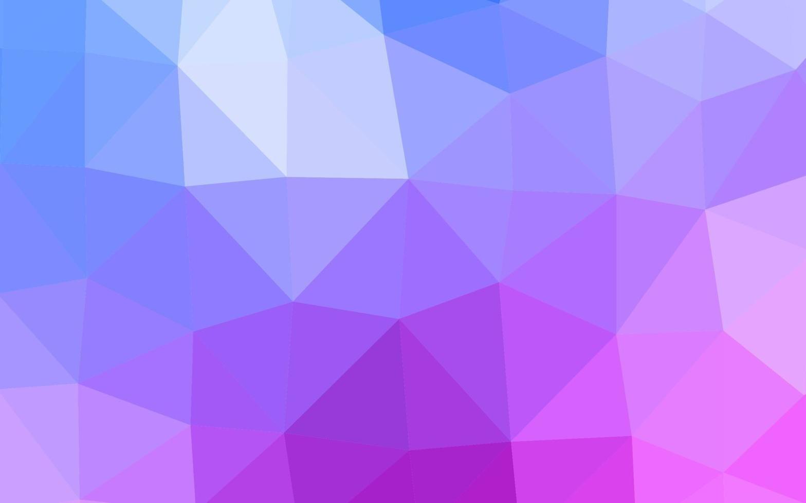 rosa claro, textura poligonal abstracta de vector azul.