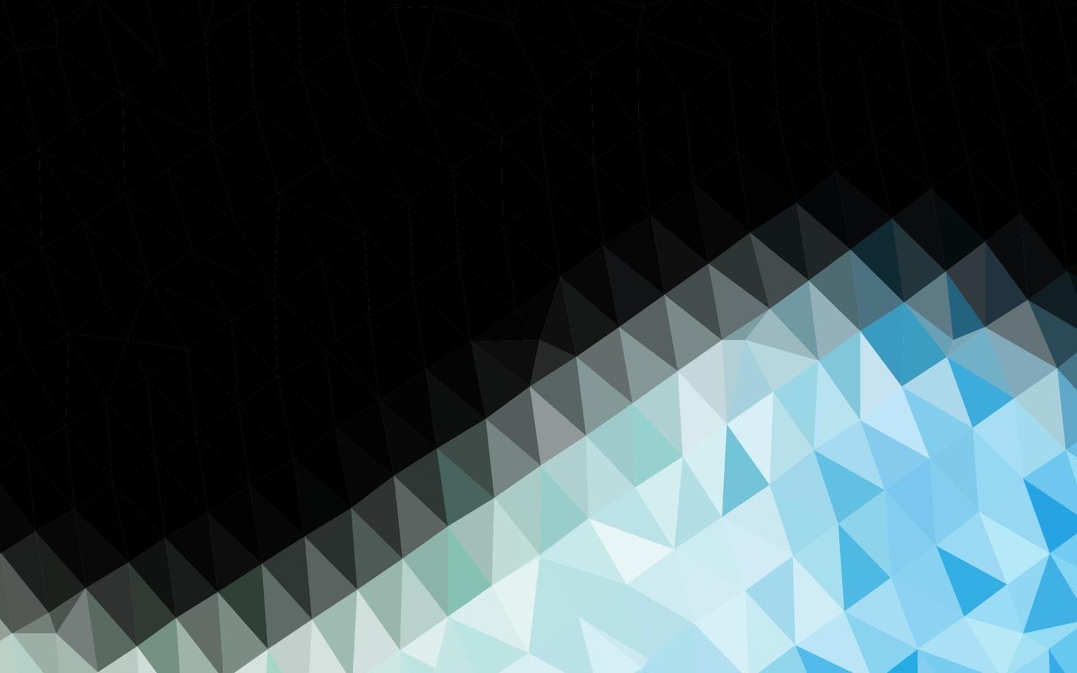 Light BLUE vector low poly cover.