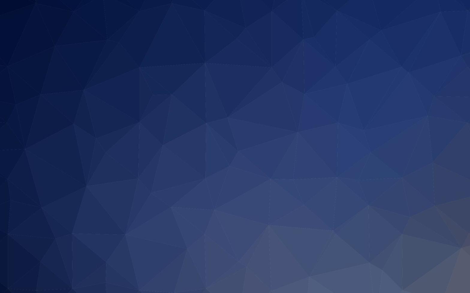 Dark BLUE vector polygon abstract layout.