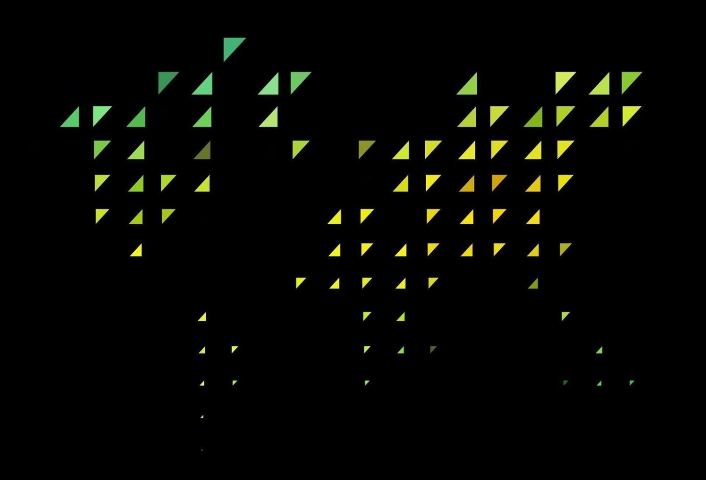 Dark Green, Yellow vector background with bubbles.