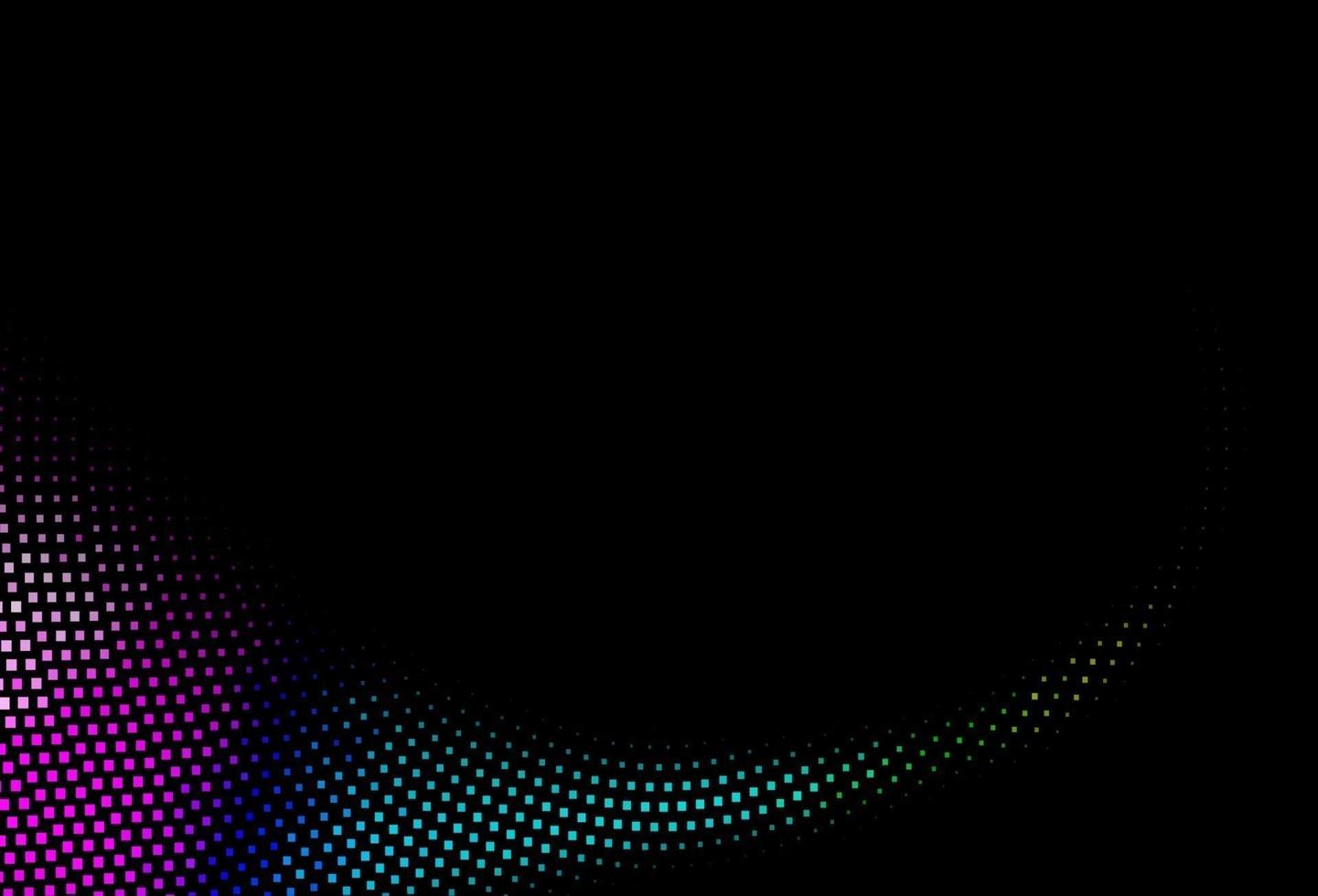 Dark Multicolor, Rainbow vector background with rectangles.