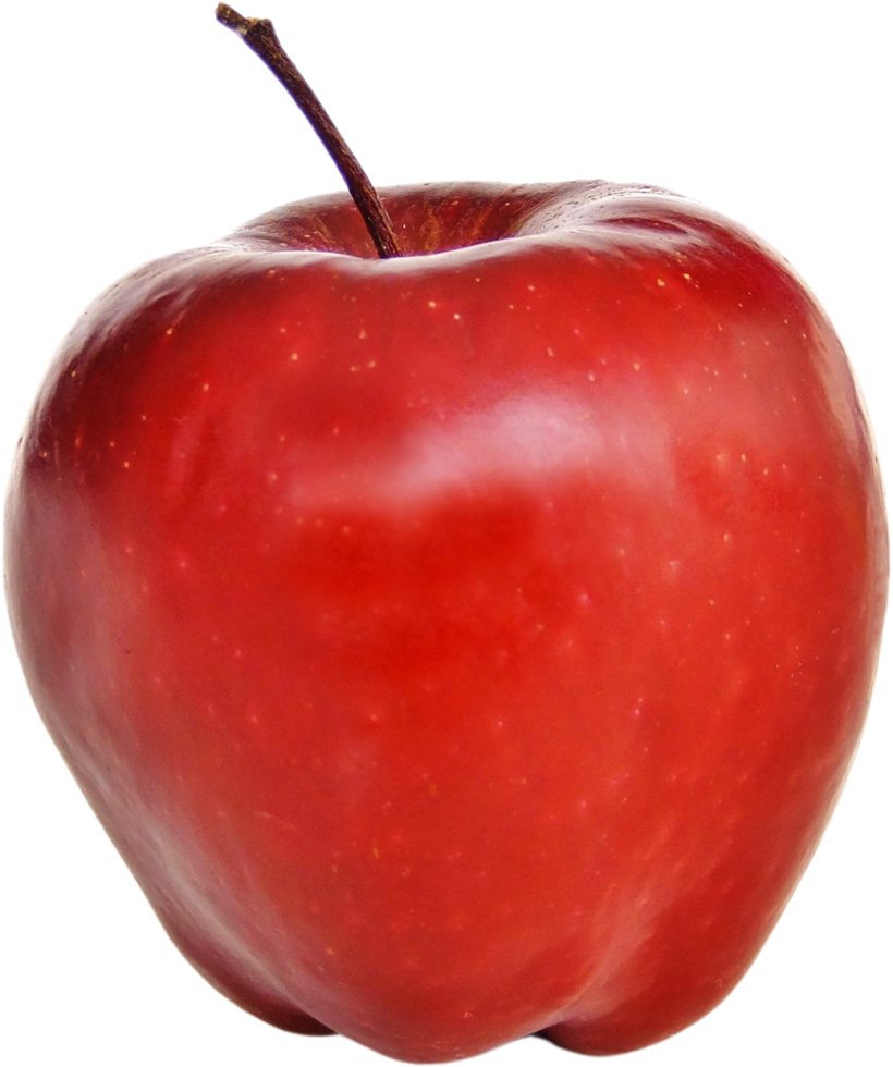 pomme fraîche avec fond blanc png