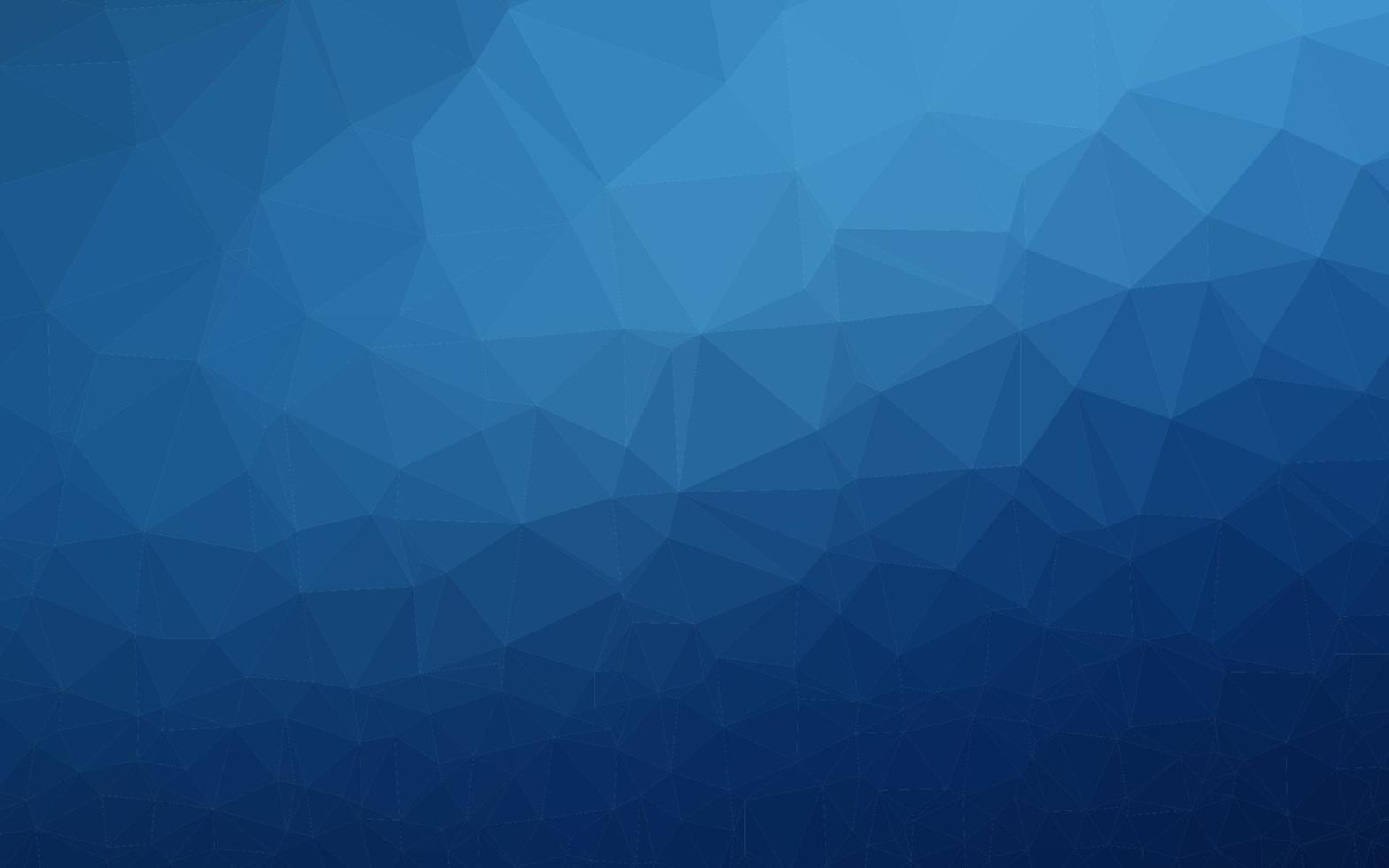 Dark BLUE vector abstract polygonal layout.