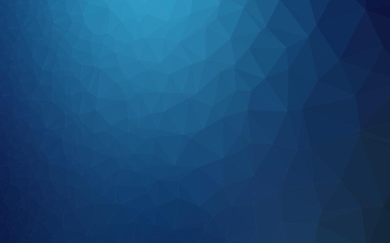 Dark BLUE vector triangle mosaic texture.