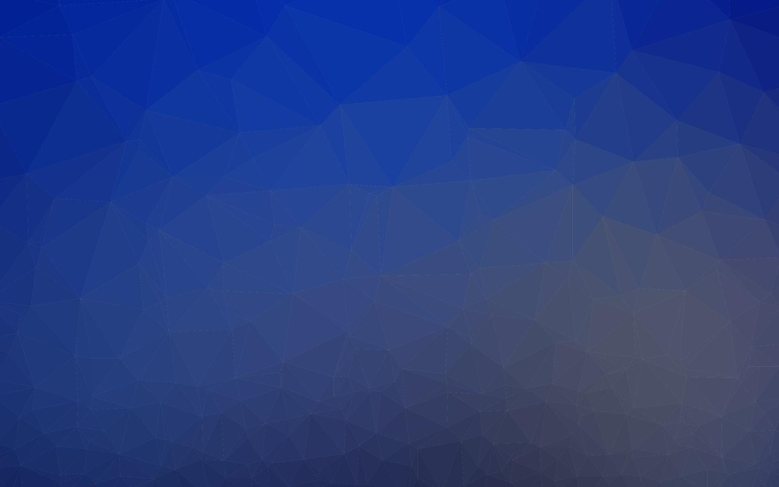 Dark BLUE vector abstract mosaic background.