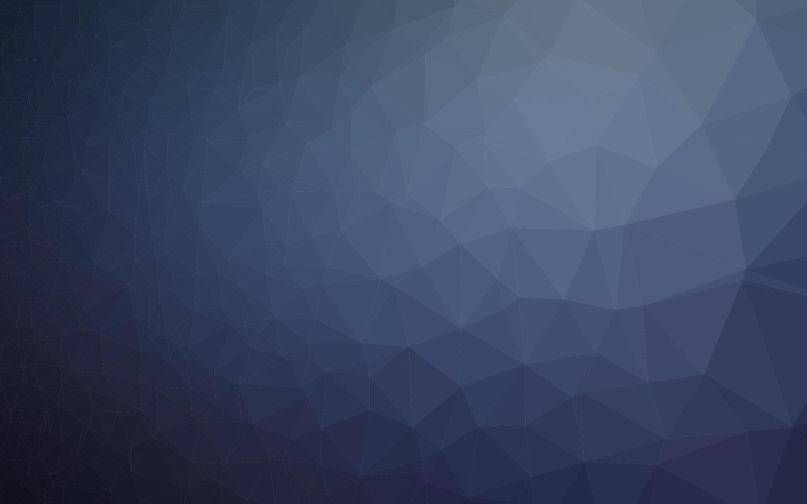 Dark BLUE vector polygon abstract layout.