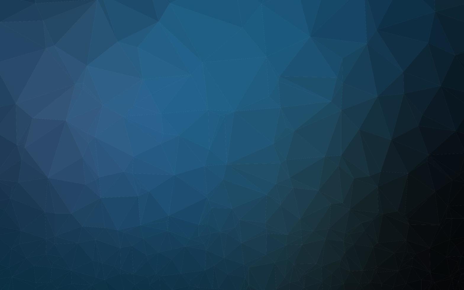 Dark BLUE vector blurry triangle pattern.