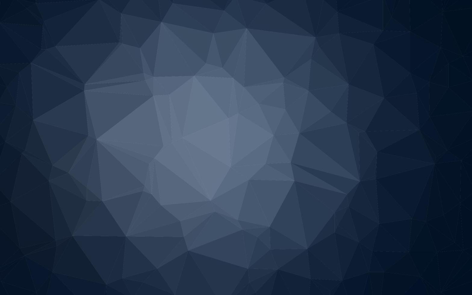 Dark BLUE vector abstract polygonal layout.