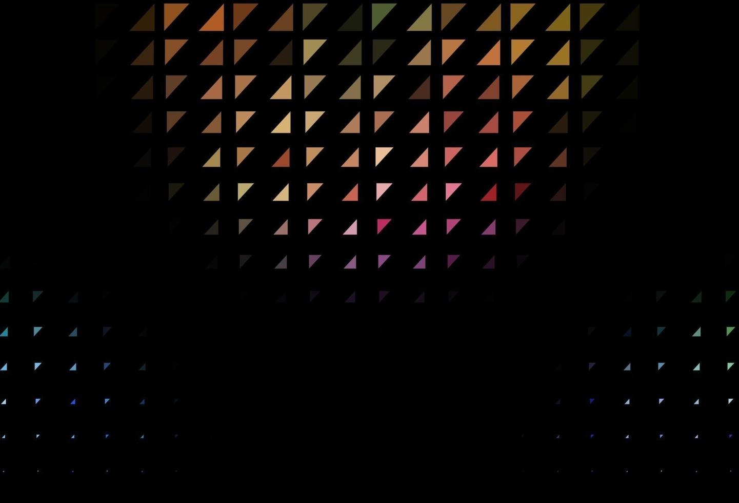 multicolor oscuro, textura de vector de arco iris con discos.