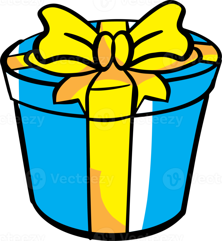 The gift box bundle set for celebration concept png