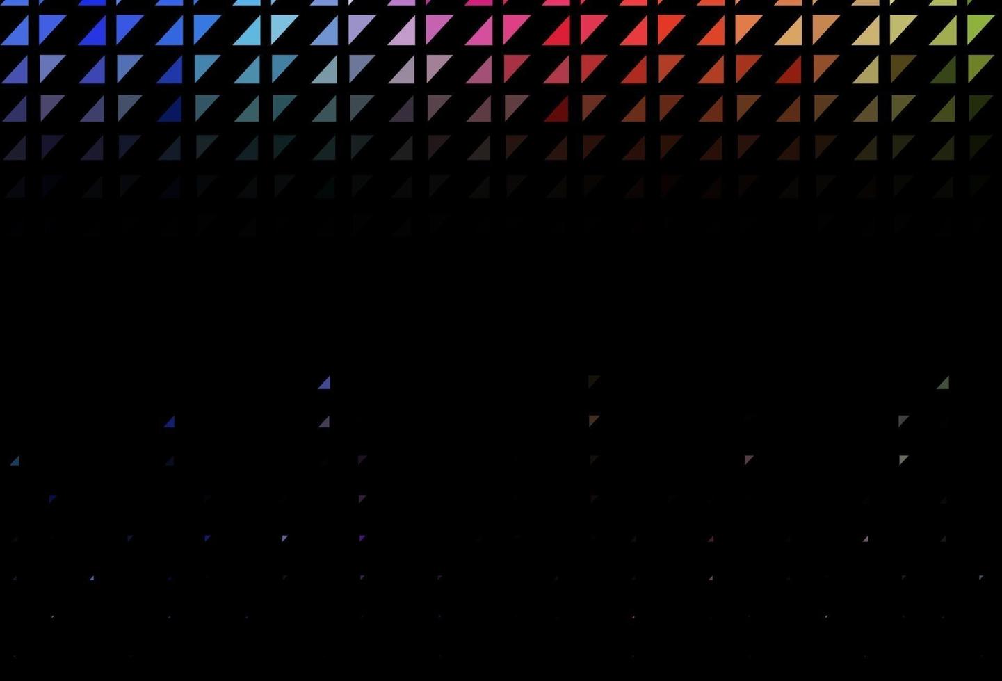 Dark Multicolor, Rainbow vector cover with spots.