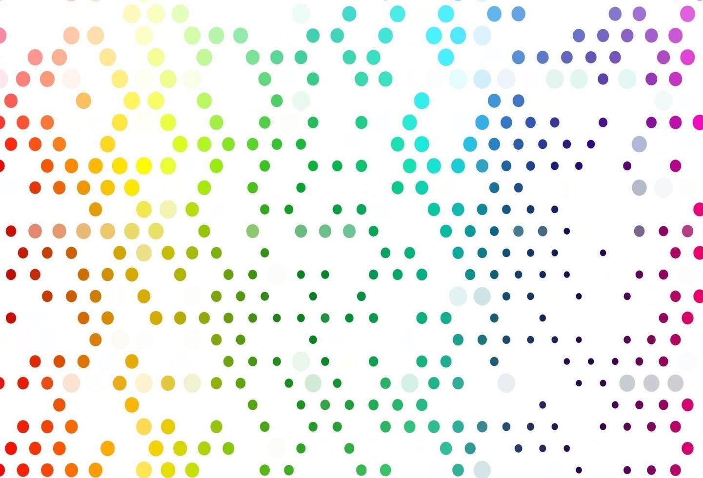Light Multicolor, Rainbow vector layout with circle shapes.