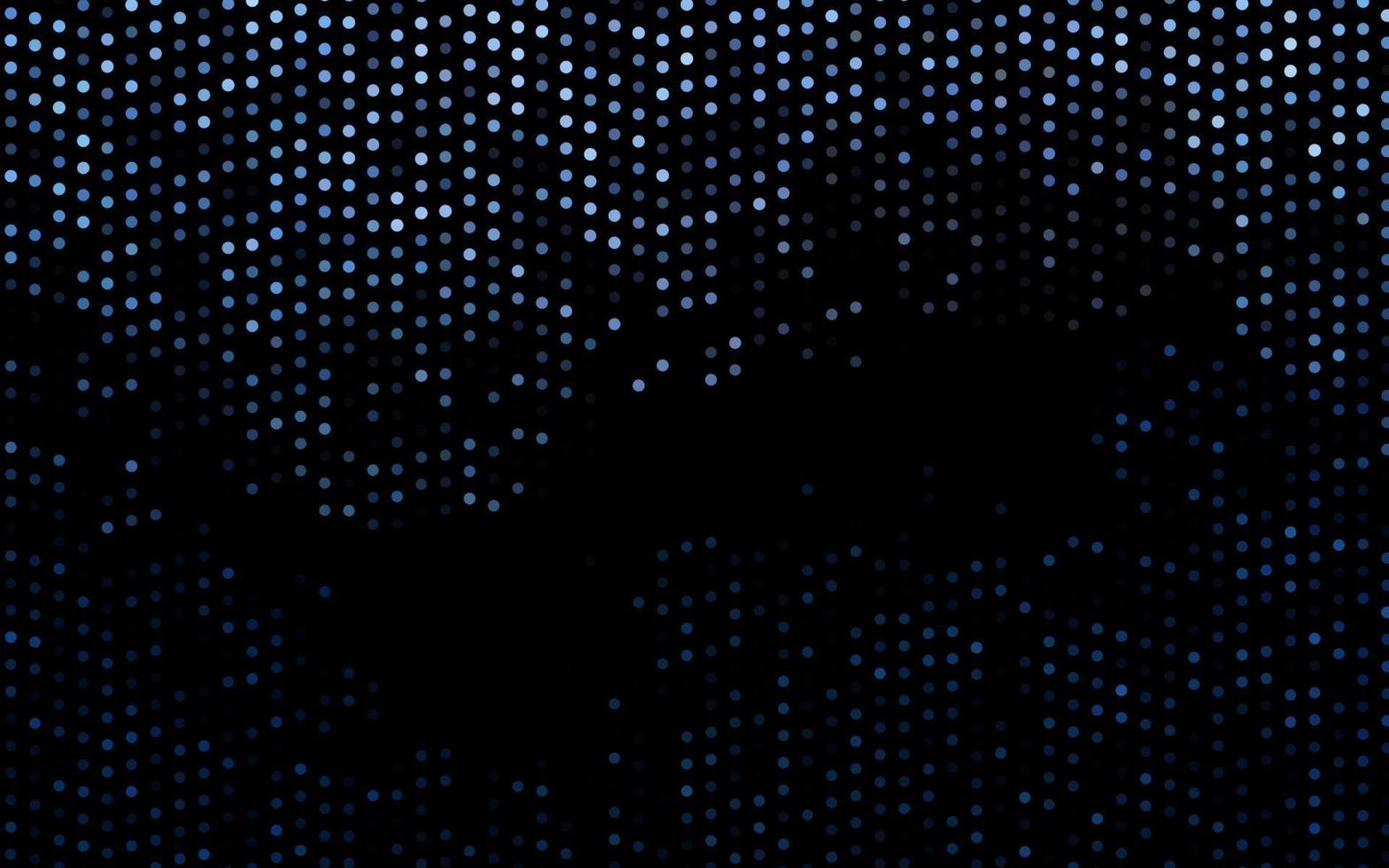 Dark BLUE vector texture with disks.