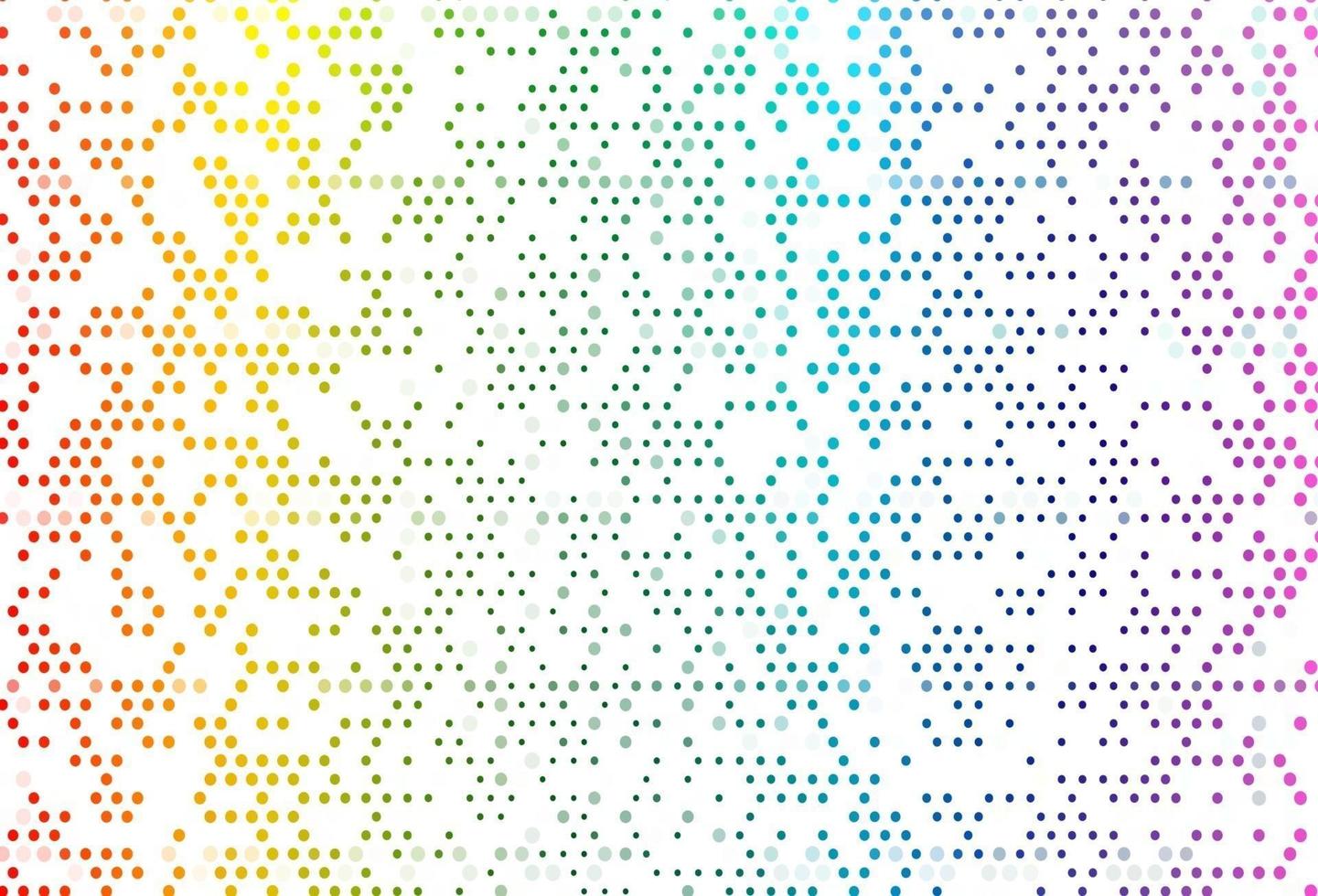 Light Multicolor, Rainbow vector layout with circle shapes.