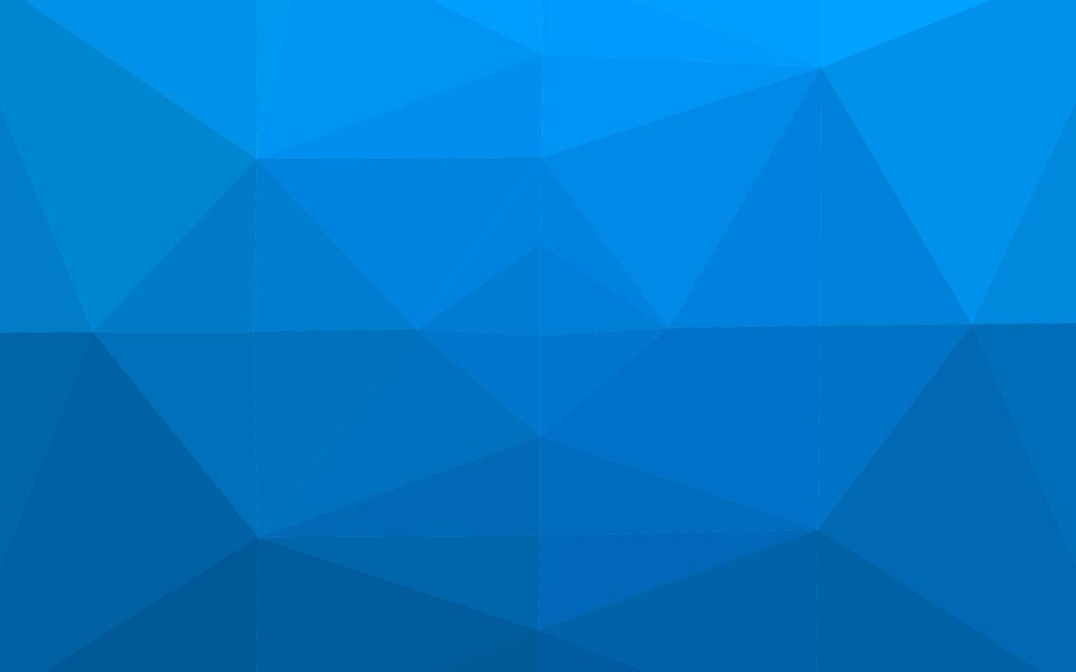 Light BLUE vector triangle mosaic cover.