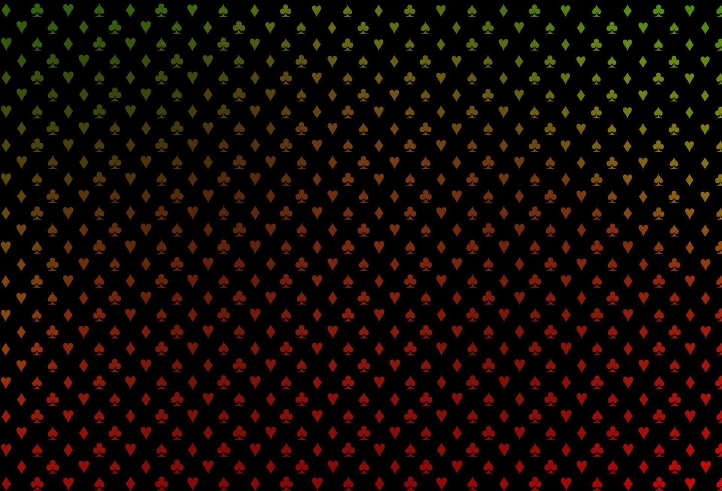 Dark green, red vector layout with elements of cards.