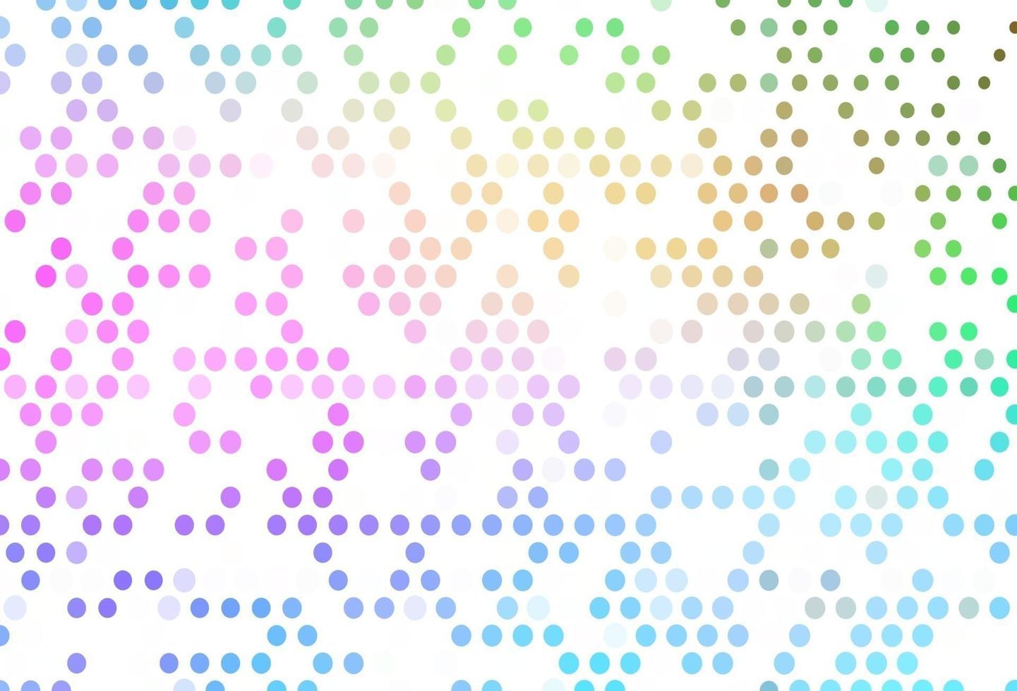 Light Multicolor, Rainbow vector template with circles.