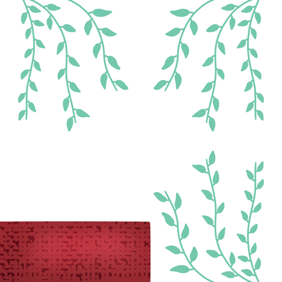 decorative Aesthetic Leaf png