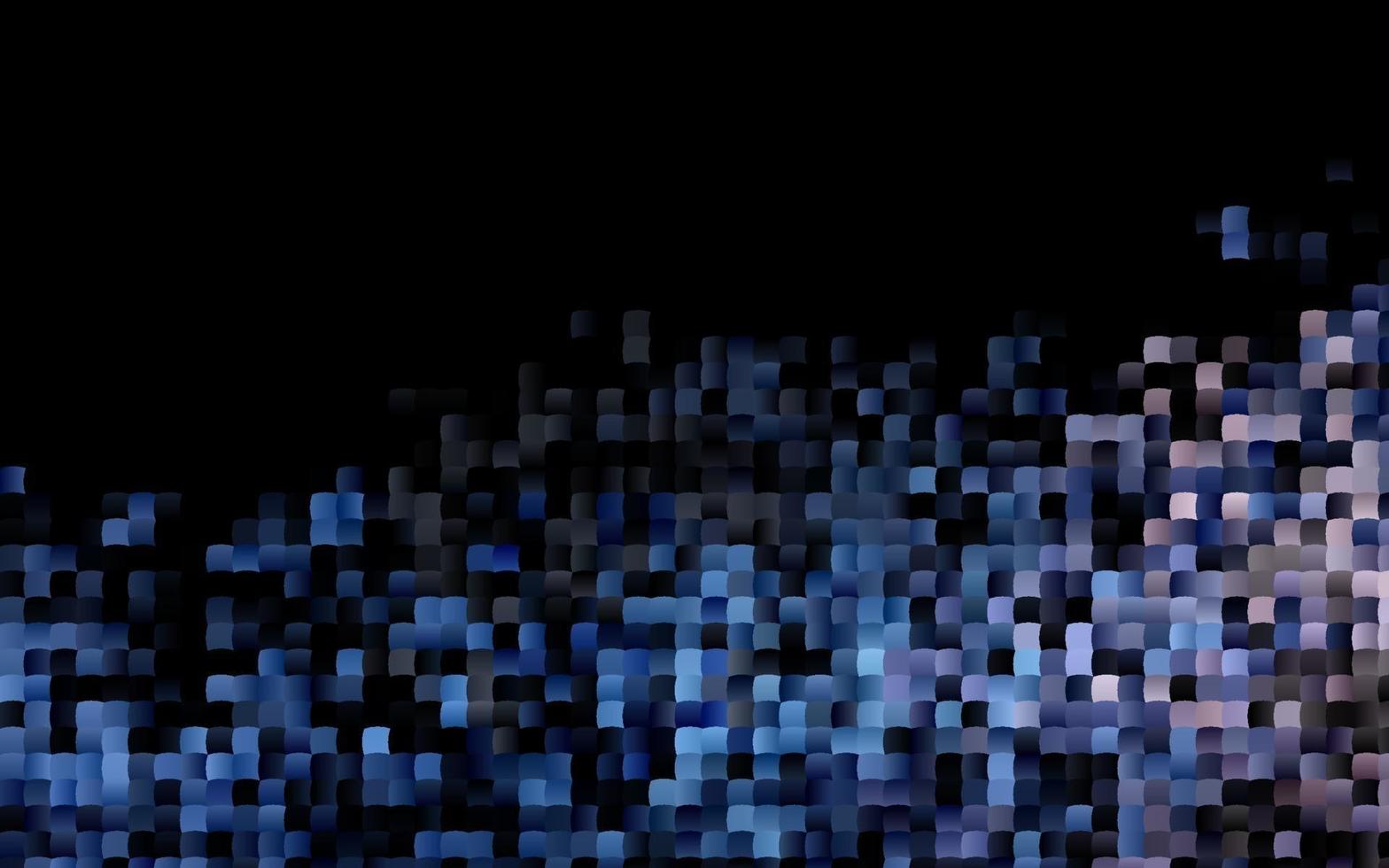 Dark BLUE vector background with rectangles.