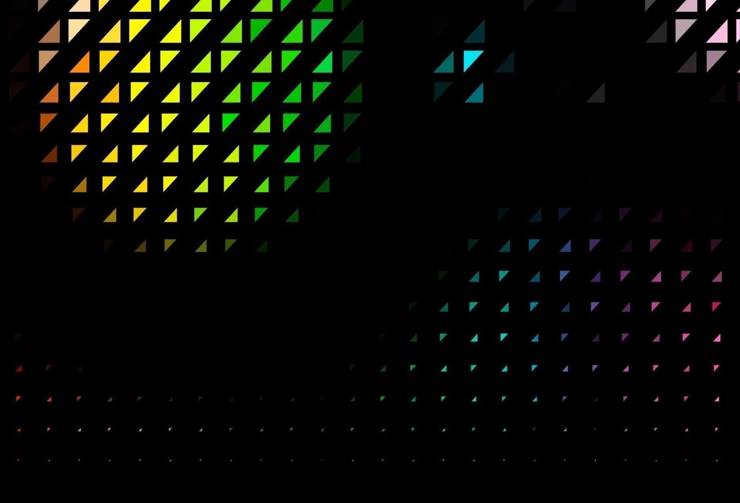 Dark Multicolor, Rainbow vector cover with spots.