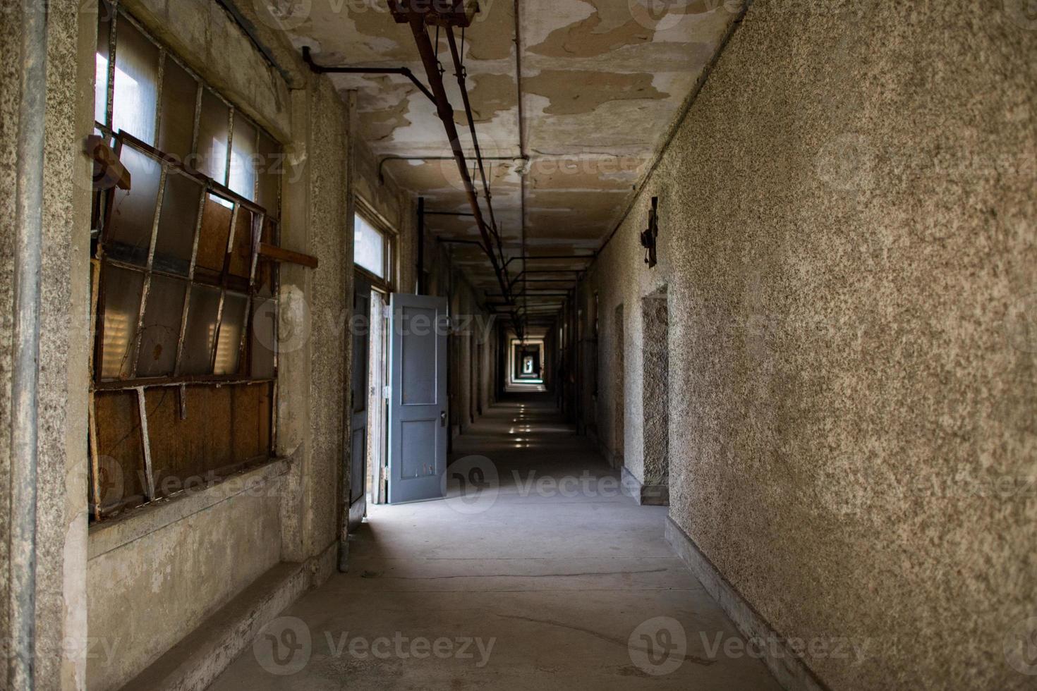 ellis island abandoned psychiatric hospital interior rooms photo