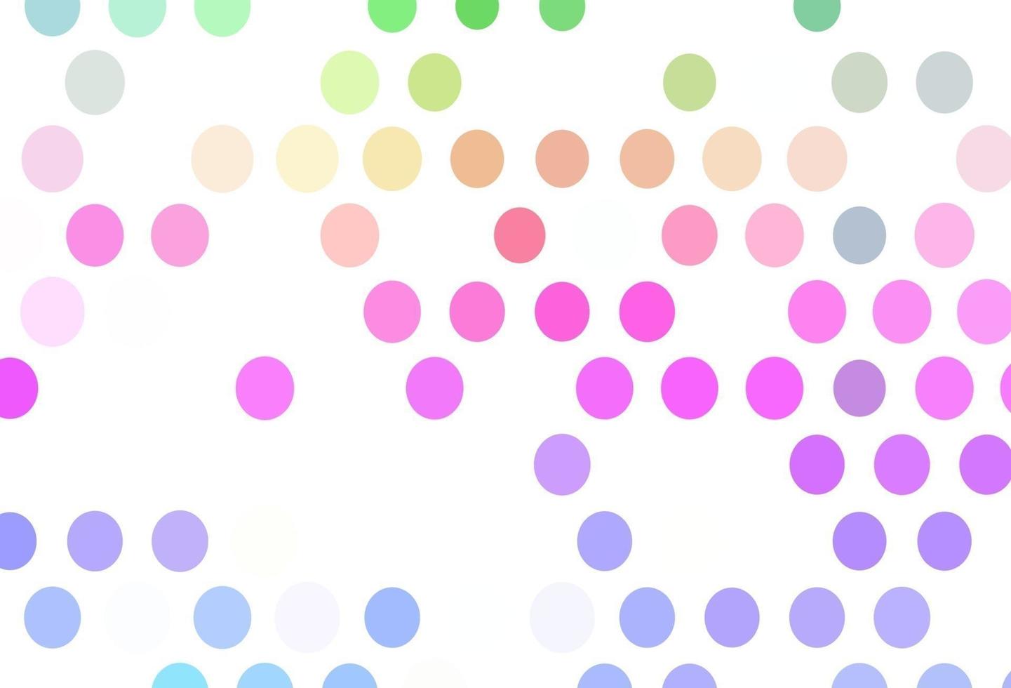 Light Multicolor, Rainbow vector pattern with spheres.