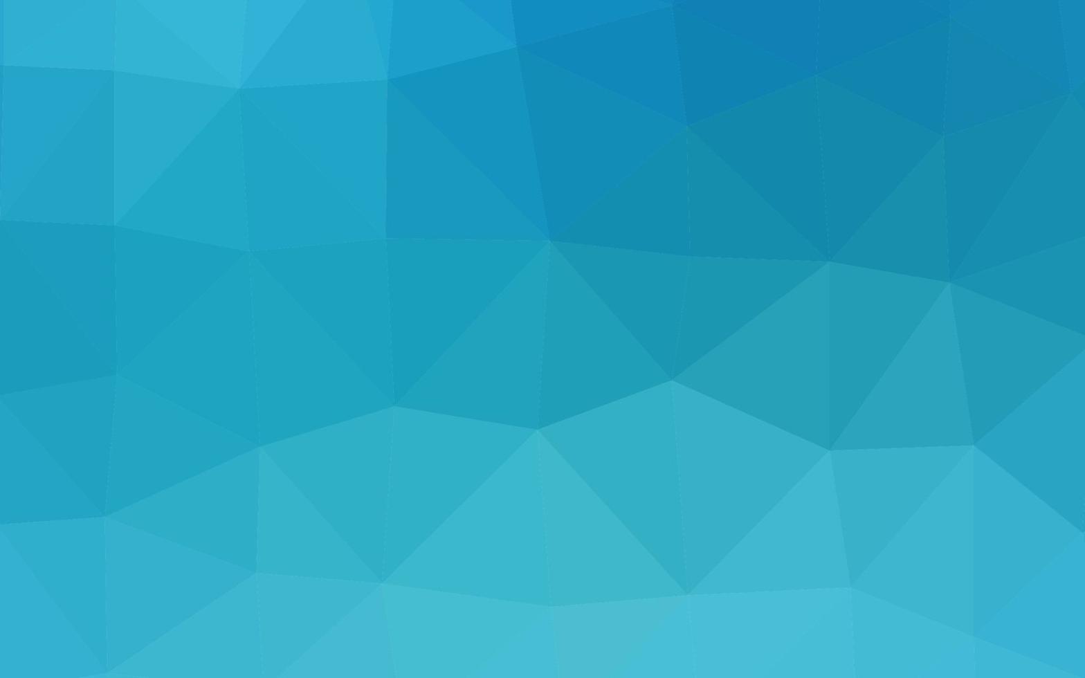 Light BLUE vector shining triangular background.